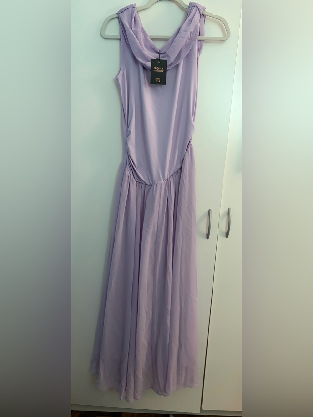 Elegant Lavender Maxi Dress - Women